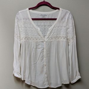 American Eagle button up blouse